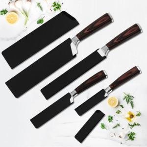 1PC Kitchen Knife Sheath Black Knives Edge Protector Universal Cover
